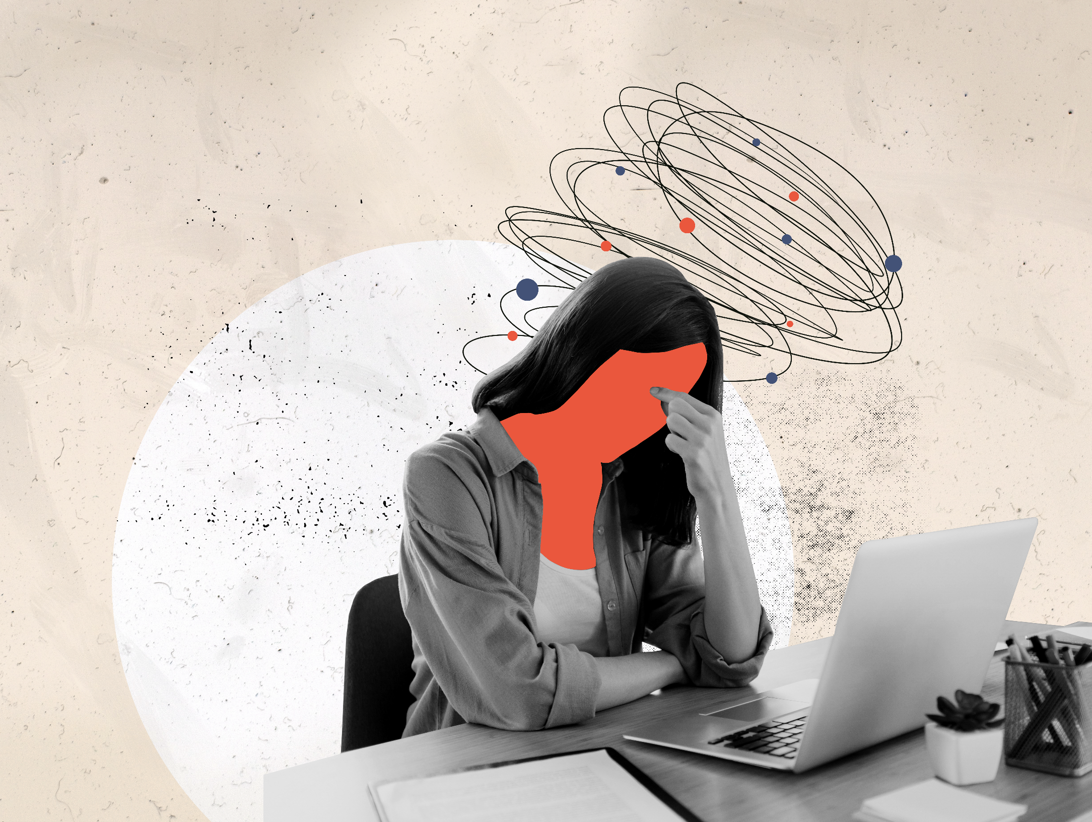 Black and white photo of a women performing modern dance on a dark background.